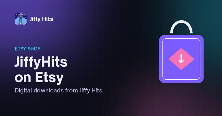 JiffyHits on Etsy graphic